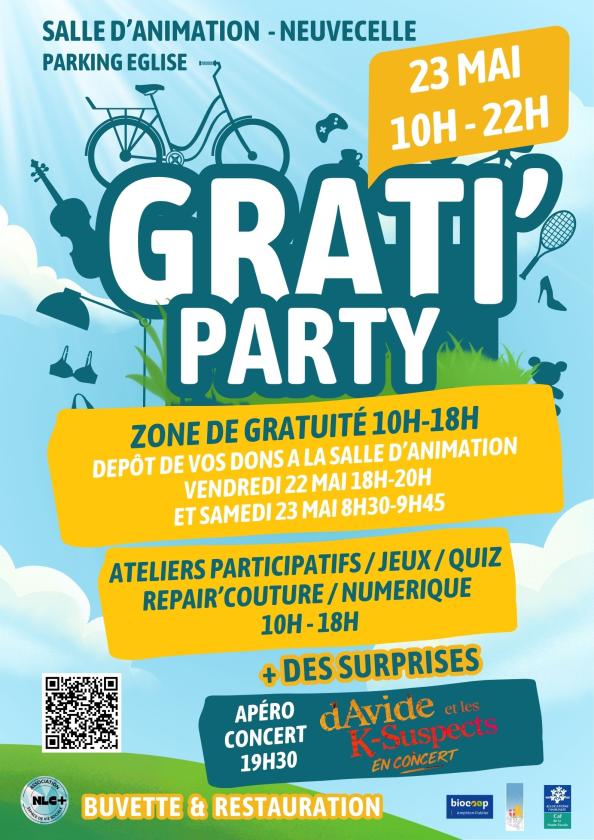 sortie à NEUVECELLE, Haute Savoie. LA GRATI'PARTY DE NLC+ Sortir à NEUVECELLE(Haute Savoie). NEUVECELLE.