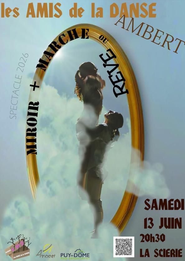 sortie à AMBERT, Puy de Dôme. GALA DE DANSE MIROIR MON BEAU MIROIR Sortir à AMBERT(Puy de Dôme). AMBERT.