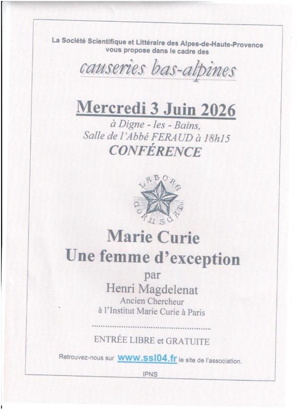 sortie à DIGNE LES BAINS, Alpes de Hte Provence. CONFÉRENCE Sortir à DIGNE LES BAINS(Alpes de Hte Provence). DIGNE LES BAINS.