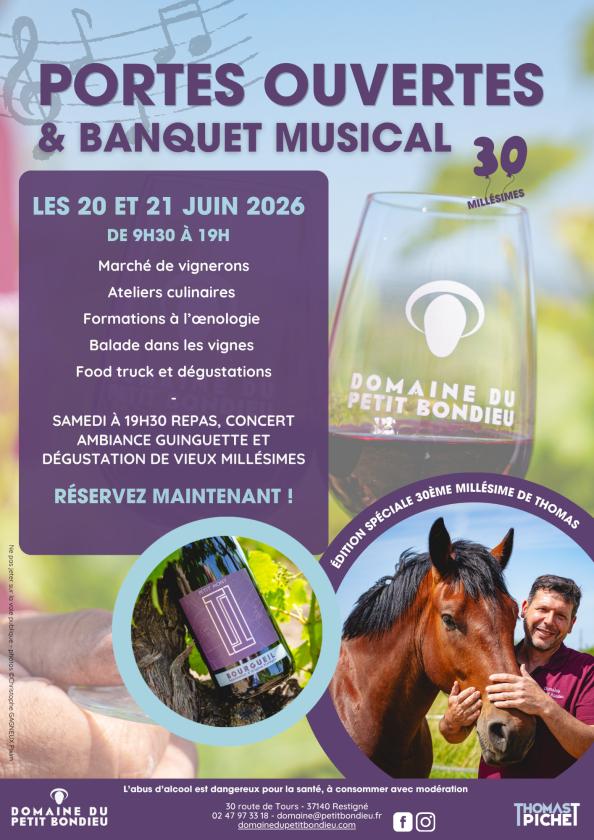 sortie à RESTIGNE, Indre et Loire. PORTES OUVERTES ET BANQUET MUSICAL Sortir à RESTIGNE(Indre et Loire). RESTIGNE.