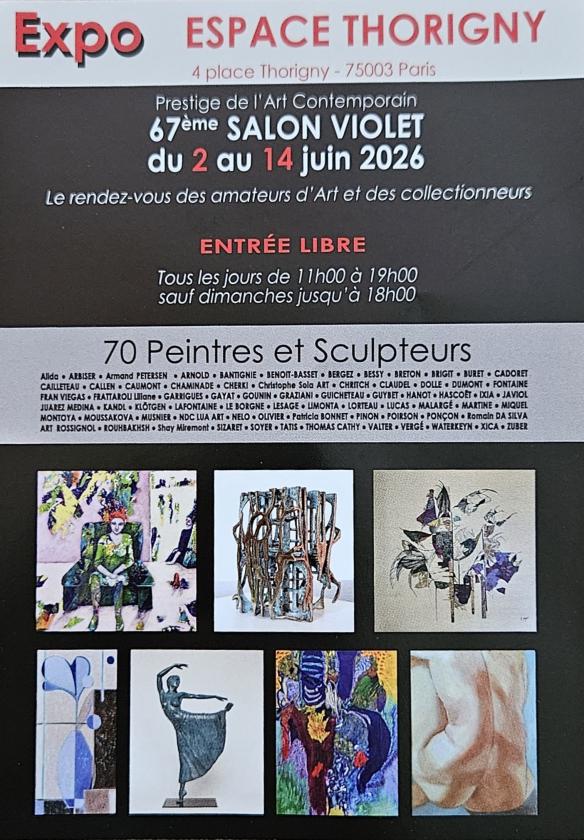sortie à PARIS, Paris. 67ÈME SALON VIOLET Sortir à PARIS(Paris). PARIS.