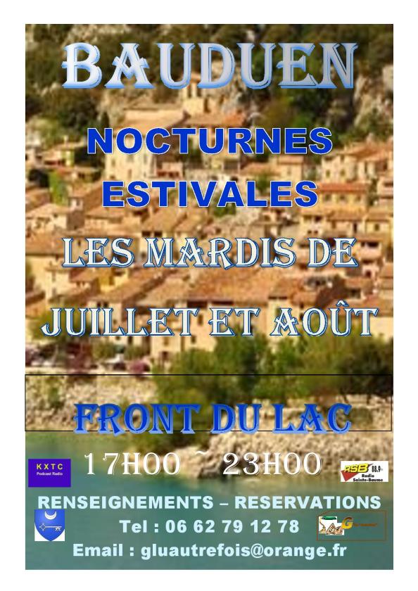 sortie à BAUDUEN, Var. NOCTURNES ESTIVALES Sortir à BAUDUEN(Var). BAUDUEN.