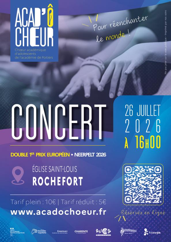 sortie à ROCHEFORT, Charente Maritime. CONCERT ACAD'ÔCHŒUR Sortir à ROCHEFORT(Charente Maritime). ROCHEFORT.