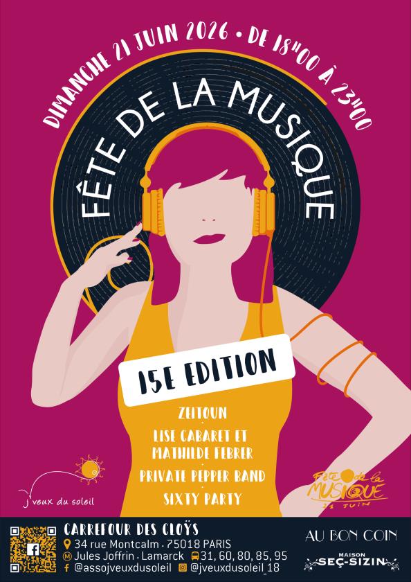 sortie à PARIS, Paris. J'VEUX DU SOLEIL ILLUMINE LA FÊTE DE LA MUSIQUE Sortir à PARIS(Paris). PARIS.
