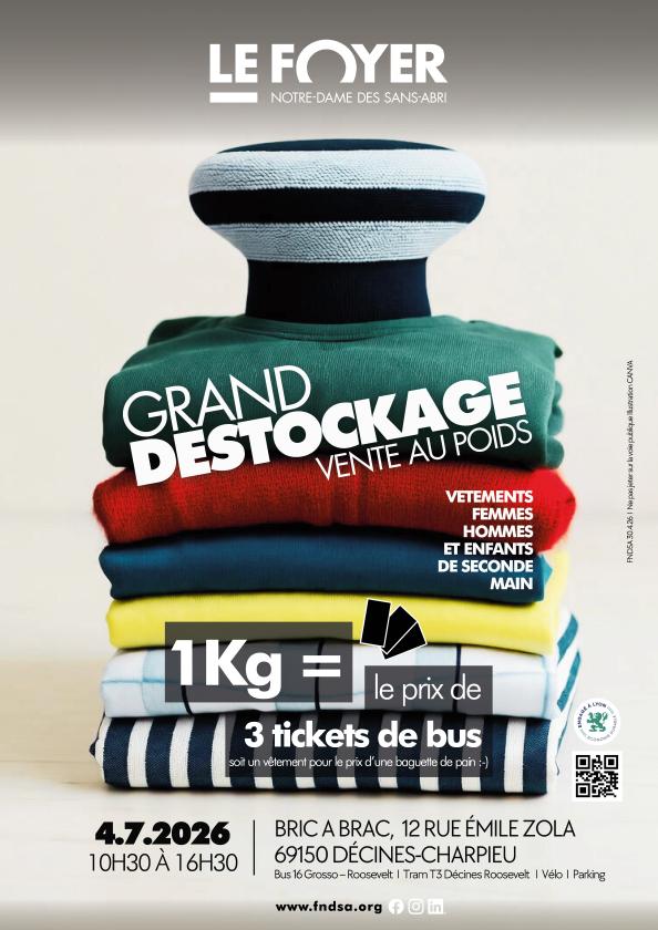 sortie à DECINES CHARPIEU, Rhône. GRAND DÉSTOCKAGE DE VÊTEMENTS Sortir à DECINES CHARPIEU(Rhône). DECINES CHARPIEU.