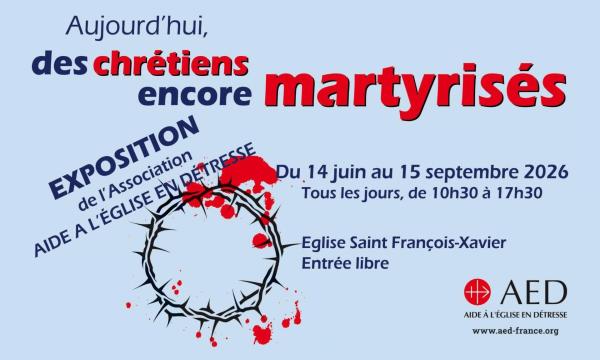 sortie à ST MALO, Ille et Vilaine. EXPOSITION AIDE À L'EGLISE EN DÉTRESSE Sortir à ST MALO(Ille et Vilaine). ST MALO.