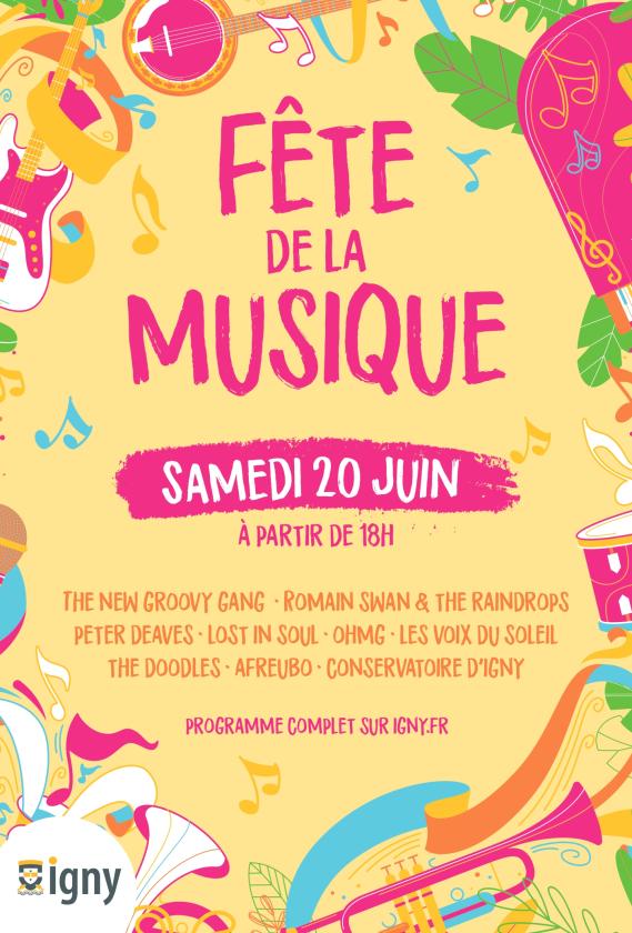 sortie à IGNY, Essonne. IGNY FÊTE LA MUSIQUE Sortir à IGNY(Essonne). IGNY.
