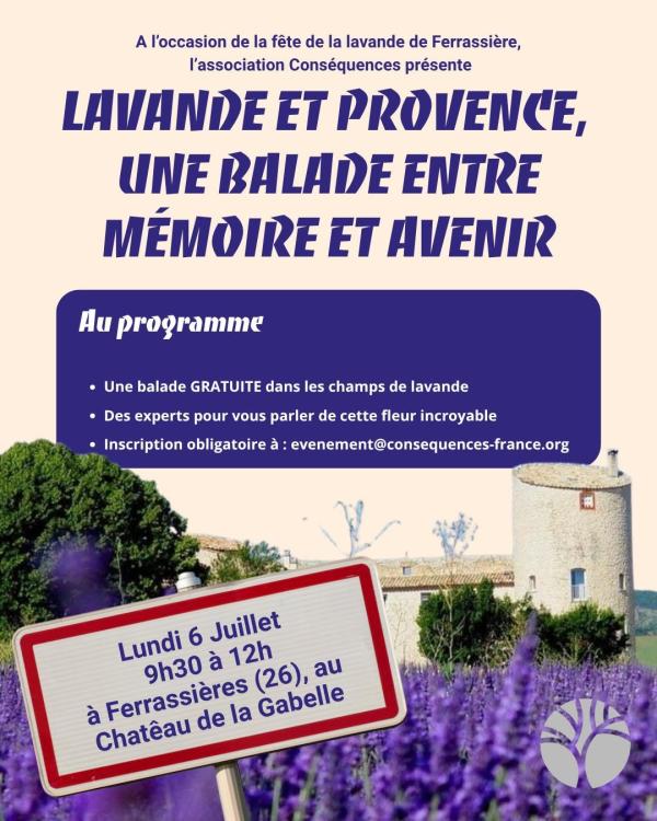 sortie à FERRASSIERES, Drôme. BALADE PATRIMONIALE - LAVANDE & PROVENCE Sortir à FERRASSIERES(Drôme). FERRASSIERES.