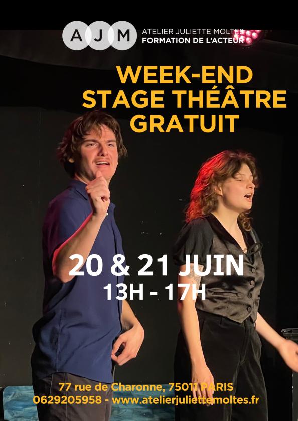 sortie à PARIS 11, Paris. STAGE THÉÂTRE GRATUIT Sortir à PARIS 11(Paris). PARIS 11.
