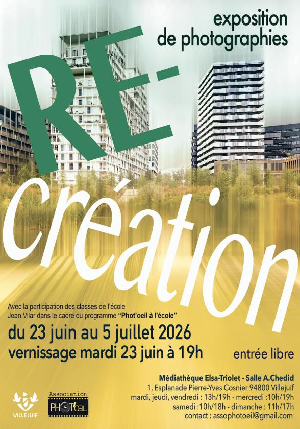 sortie à VILLEJUIF, Val de Marne. RE-CREATION EXPOSITION DE PHOTOGRAPHIES Sortir à VILLEJUIF(Val de Marne). VILLEJUIF.