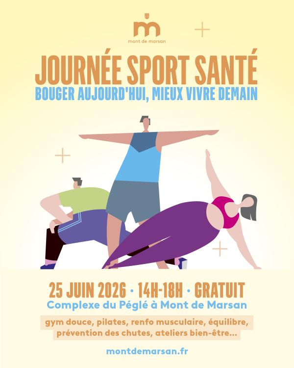 sortie à MONT DE MARSAN, Landes. JOURNÉE SPORT SANTÉ Sortir à MONT DE MARSAN(Landes). MONT DE MARSAN.