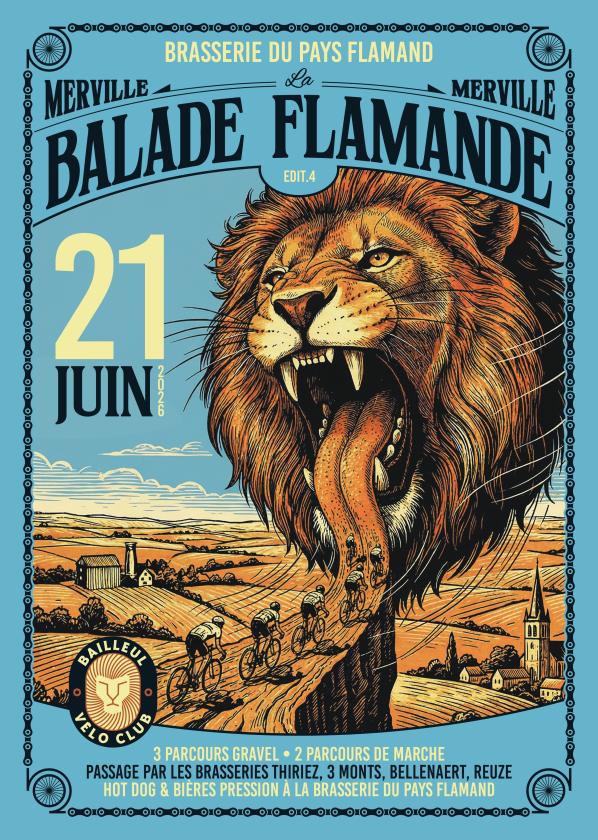 sortie à MERVILLE, Nord. 4ÈME ÉDITION DE LA BALADE FLAMANDE Sortir à MERVILLE(Nord). MERVILLE.