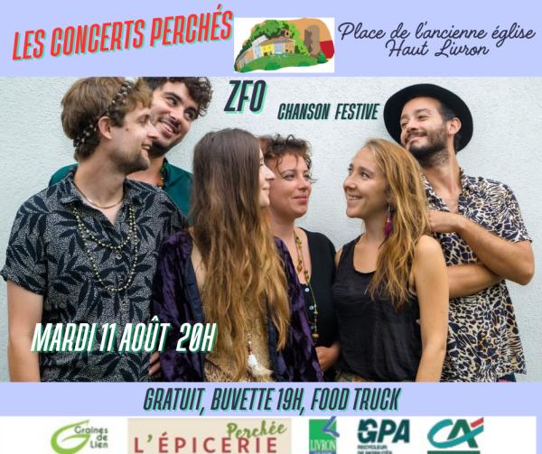 sortie à LIVRON SUR DROME, Drôme. CONCERT DE MUSIQUE AVEC LE GROUPE ZFO Sortir à LIVRON SUR DROME(Drôme). LIVRON SUR DROME.