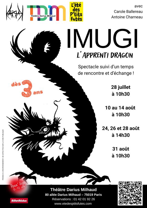 sortie à PARIS, Paris. IMUGI L'APPRENTI DRAGON Sortir à PARIS(Paris). PARIS.