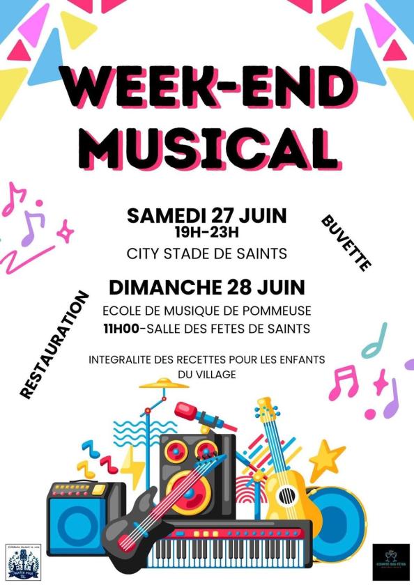 sortie à SAINTS, Seine et Marne. WEEK-END MUSICAL Sortir à SAINTS(Seine et Marne). SAINTS.