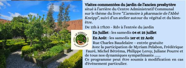 sortie à WISSANT, Pas de Calais. VISITE DU JARDIN DE L'ANCIEN PRESBYTÈRE Sortir à WISSANT(Pas de Calais). WISSANT.
