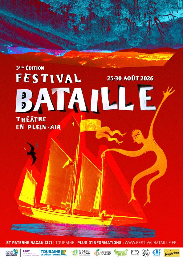 sortie à ST PATERNE RACAN, Indre et Loire. FESTIVAL BATAILLE 2026 Sortir à ST PATERNE RACAN(Indre et Loire). ST PATERNE RACAN.