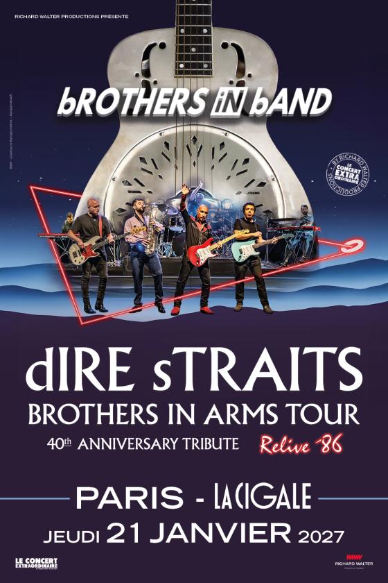 sortie à PARIS, Paris. BROTHERS IN BAND - THE VERY BEST OF DIRE STRAITS Sortir à PARIS(Paris). PARIS.
