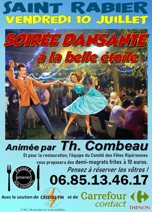 sortie à ST RABIER, Dordogne. SOIRÉE DANSANTE À SAINT RABIER Sortir à ST RABIER(Dordogne). ST RABIER.