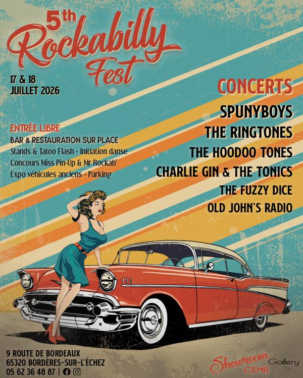 sortie à BORDERES SUR L ECHEZ, Hautes Pyrénées. 5TH ROCKABILLY FEST Sortir à BORDERES SUR L ECHEZ(Hautes Pyrénées). BORDERES SUR L ECHEZ.