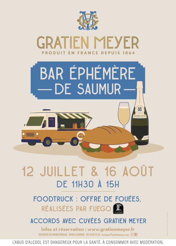 sortie à SAUMUR, Maine et Loire. LE BAR EPHÉMÈRE Sortir à SAUMUR(Maine et Loire). SAUMUR.