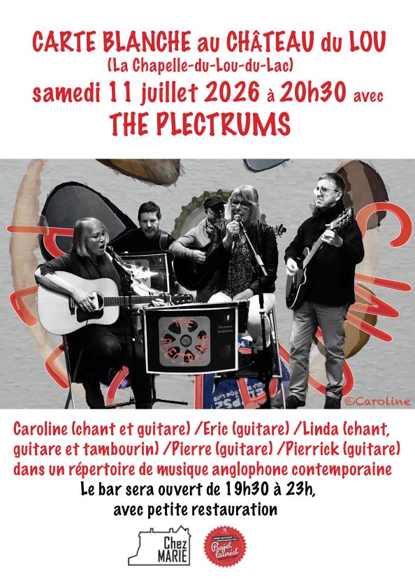 sortie à LA CHAPELLE DU LOU DU LAC, Ille et Vilaine. LES PLECTRUMS EN CONCERT AU CHÂTEAU DU LOU Sortir à LA CHAPELLE DU LOU DU LAC(Ille et Vilaine). LA CHAPELLE DU LOU DU LAC.
