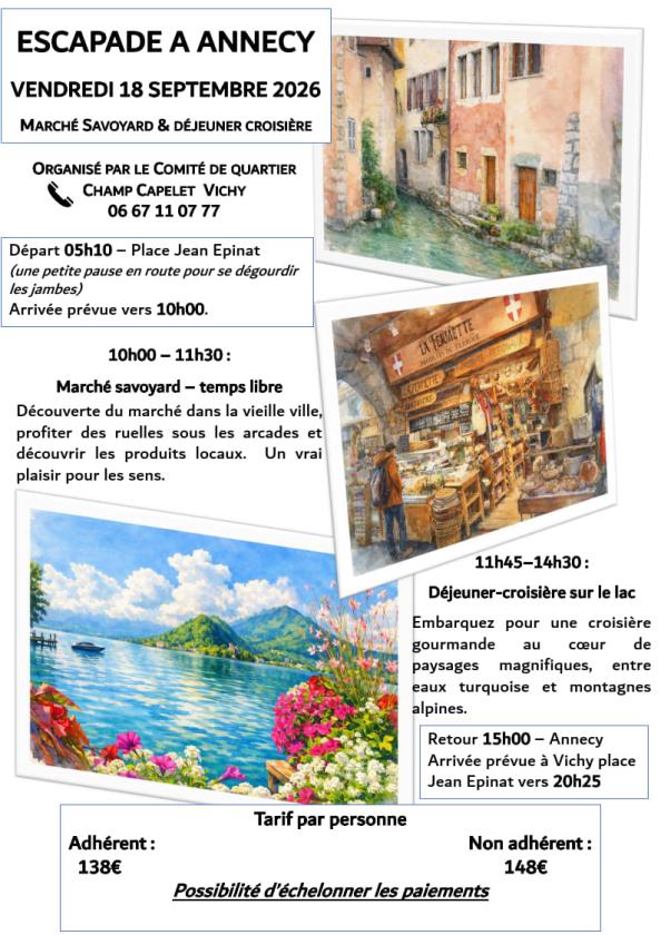 sortie à ANNECY, Haute Savoie. ESCAPADE À ANNECY Sortir à ANNECY(Haute Savoie). ANNECY.