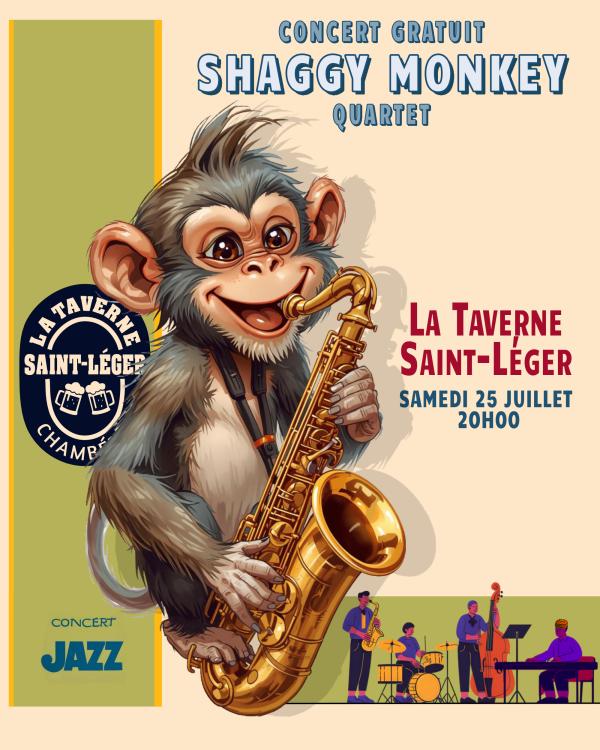 sortie à CHAMBERY, Savoie. CONCERT JAZZ : SHAGGY MONKEY QUARTET Sortir à CHAMBERY(Savoie). CHAMBERY.