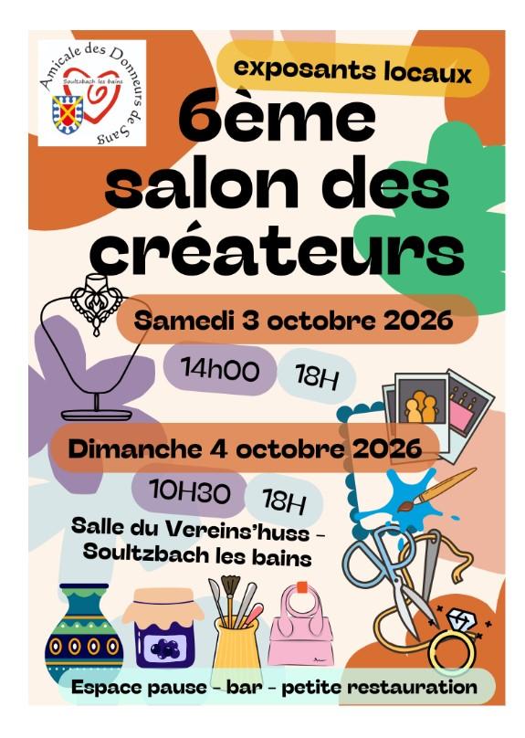 sortie à SOULTZBACH LES BAINS, Haut Rhin. SALON DES CRÉATEURS DE SOULTZBACH LES BAINS Sortir à SOULTZBACH LES BAINS(Haut Rhin). SOULTZBACH LES BAINS.