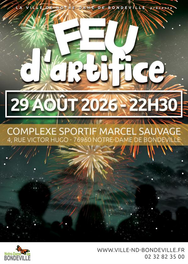 sortie à NOTRE DAME DE BONDEVILLE, Seine Maritime. FEU D'ARTIFICE DE NOTRE-DAME DE BONDEVILLE Sortir à NOTRE DAME DE BONDEVILLE(Seine Maritime). NOTRE DAME DE BONDEVILLE.