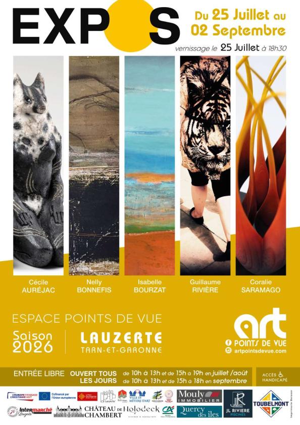 sortie à LAUZERTE, Tarn et Garonne. EXPOSITION D’ART ACTUEL Sortir à LAUZERTE(Tarn et Garonne). LAUZERTE.