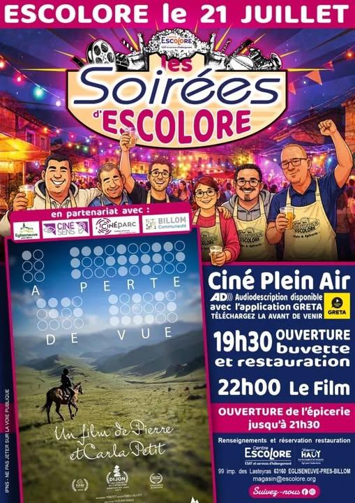 sortie à EGLISENEUVE PRES BILLOM, Puy de Dôme. CINÉ PLEIN AIR CINÉ PLEIN AIR Sortir à EGLISENEUVE PRES BILLOM(Puy de Dôme). EGLISENEUVE PRES BILLOM.