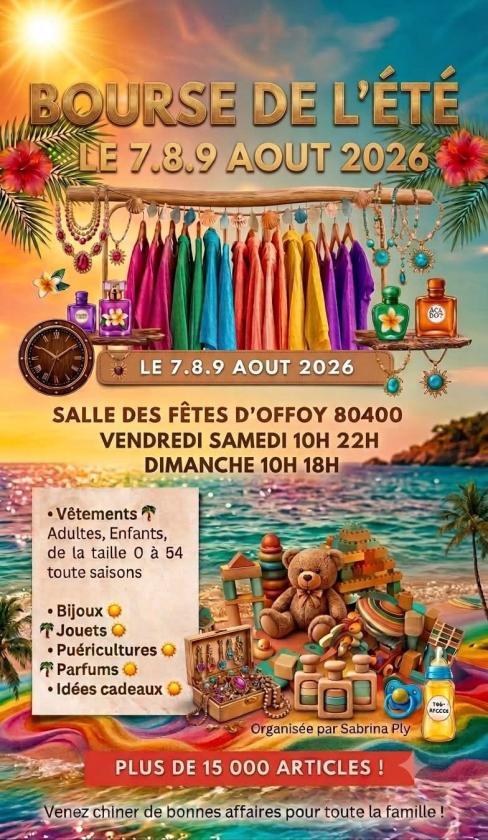 sortie à OFFOY, Somme. GRANDE BOURSE OFFOY 80400 ,3 JOURS SEMI NOCTURNE Sortir à OFFOY(Somme). OFFOY.