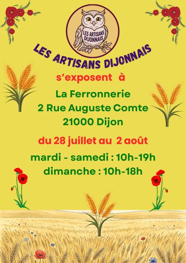 sortie à DIJON, Côte d'Or. MARCHÉ DE CRÉATEURS ESTIVAL DES ARTISANS DIJONNAIS Sortir à DIJON(Côte d'Or). DIJON.