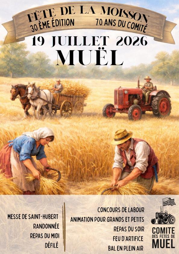 sortie à MUEL, Ille et Vilaine. 30EME FÊTE DE LA MOISSON MUEL Sortir à MUEL(Ille et Vilaine). MUEL.