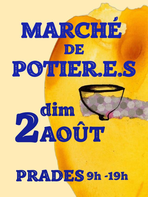 sortie à PRADES, Pyrénées Orientales. MARCHÉ DE POTIER.E.S Sortir à PRADES(Pyrénées Orientales). PRADES.