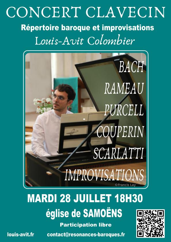 sortie à SAMOENS, Haute Savoie. VOYAGE BAROQUE POUR CLAVECIN Sortir à SAMOENS(Haute Savoie). SAMOENS.