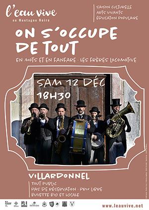 sortie à VILLARDONNEL, Aude. ON S’OCCUPE DE TOUT COMPAGNIE LES FRÈRES LOCOMOTI Sortir à VILLARDONNEL(Aude). VILLARDONNEL.
