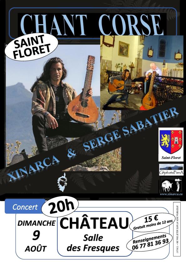 sortie à ST FLORET, Puy de Dôme. XINARCA, CHANT ET CISTRE CORSES Sortir à ST FLORET(Puy de Dôme). ST FLORET.