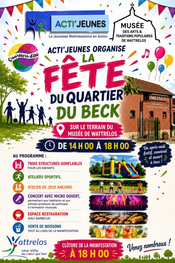 sortie à WATTRELOS, Nord. "FÊTE DU BECK" Sortir à WATTRELOS(Nord). WATTRELOS.