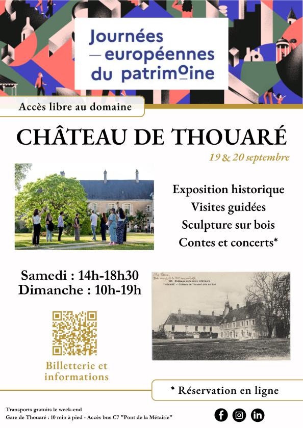 sortie à THOUARE SUR LOIRE, Loire Atlantique. JOURNÉES EUROPÉENNES DU PATRIMOINE AU Sortir à THOUARE SUR LOIRE(Loire Atlantique). THOUARE SUR LOIRE.