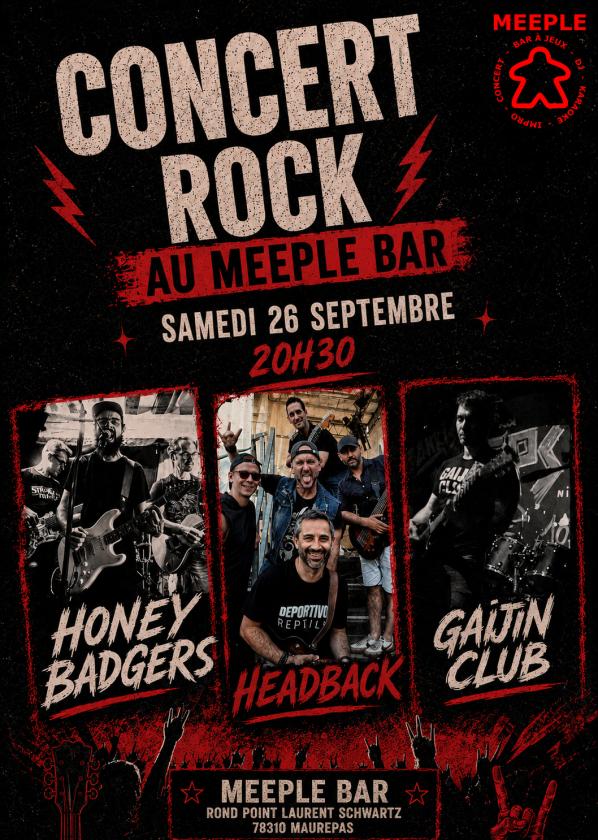 sortie à MAUREPAS, Yvelines. CONCERT ROCK AU MEEPLE BAR Sortir à MAUREPAS(Yvelines). MAUREPAS.