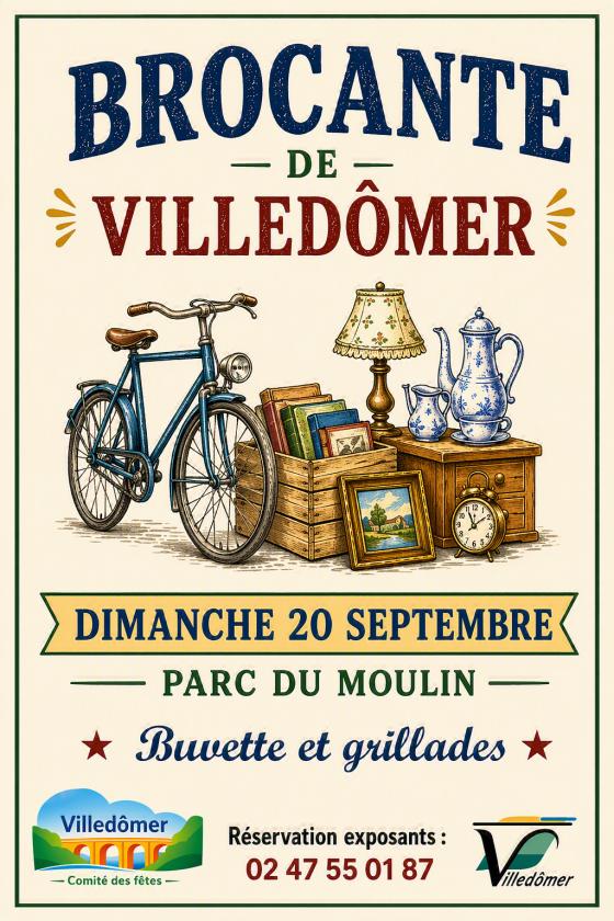 sortie à VILLEDOMER, Indre et Loire. BROCANTE ET VIDE-GRENIER Sortir à VILLEDOMER(Indre et Loire). VILLEDOMER.