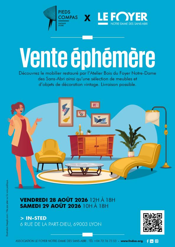 sortie à LYON, Rhône. VENTE ÉPHÉMÈRE DE MOBILIER VINTAGE ET RÉNOVÉ Sortir à LYON(Rhône). LYON.