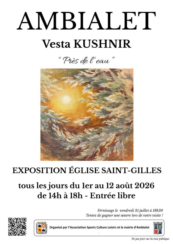 sortie à AMBIALET, Tarn. "PRÈS DE L'EAU" - VESTA KUSHNIR Sortir à AMBIALET(Tarn). AMBIALET.