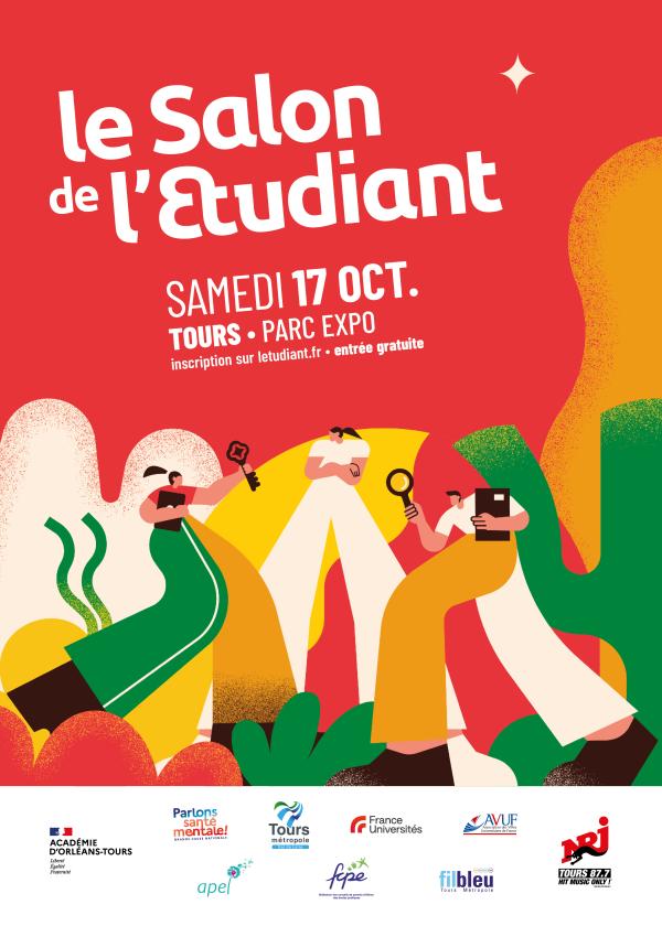 sortie à TOURS, Indre et Loire. LE SALON DE L’ETUDIANT À TOURS Sortir à TOURS(Indre et Loire). TOURS.