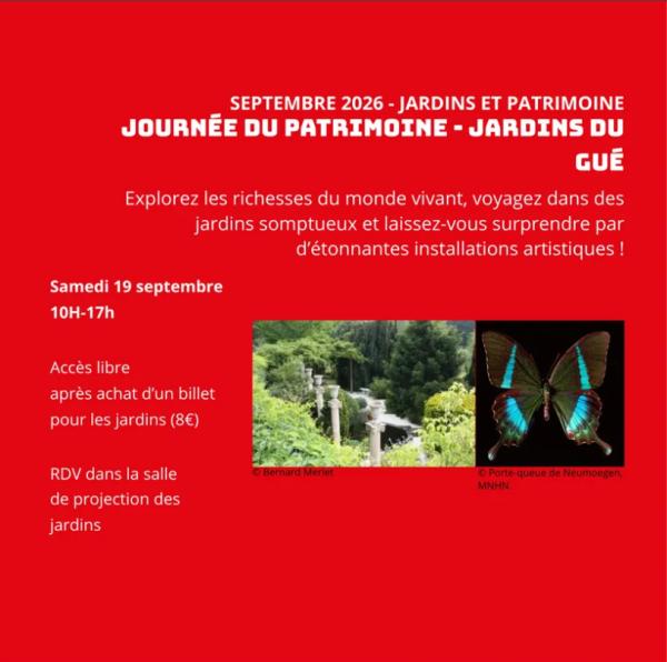 sortie à LHOUMOIS, Deux Sèvres. LE JARDIN, UN PATRIMOINE VIVANT Sortir à LHOUMOIS(Deux Sèvres). LHOUMOIS.