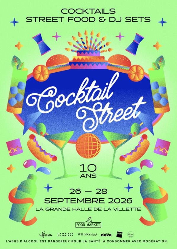 sortie à PARIS, Paris. LA COCKTAIL STREET REVIENT À PARIS POUR UNE ÉDITIO Sortir à PARIS(Paris). PARIS.
