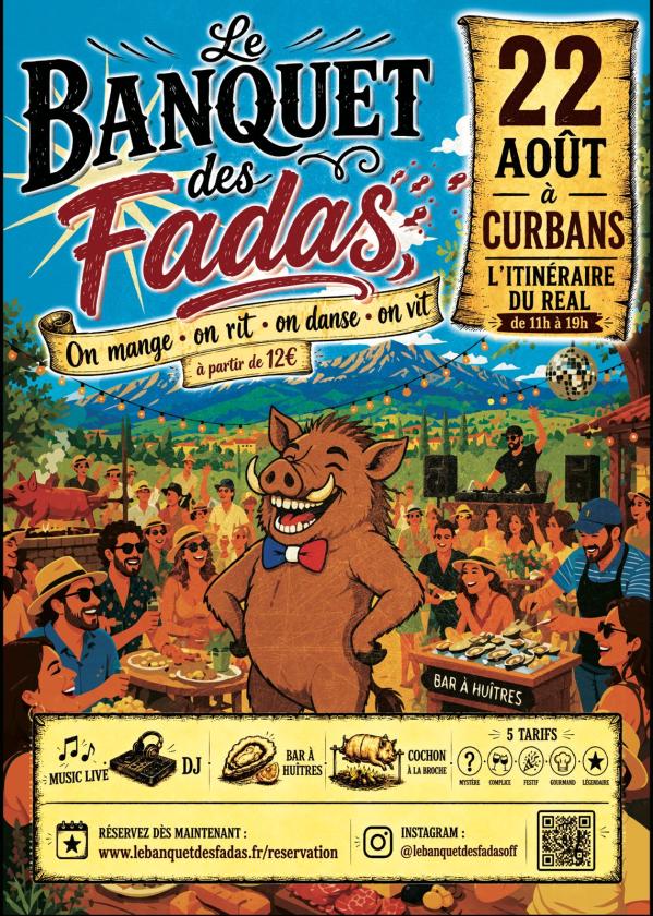 sortie à CURBANS, Hautes Alpes. LE BANQUET DES FADAS DÉBARQUE À CURBANS ! Sortir à CURBANS(Hautes Alpes). CURBANS.