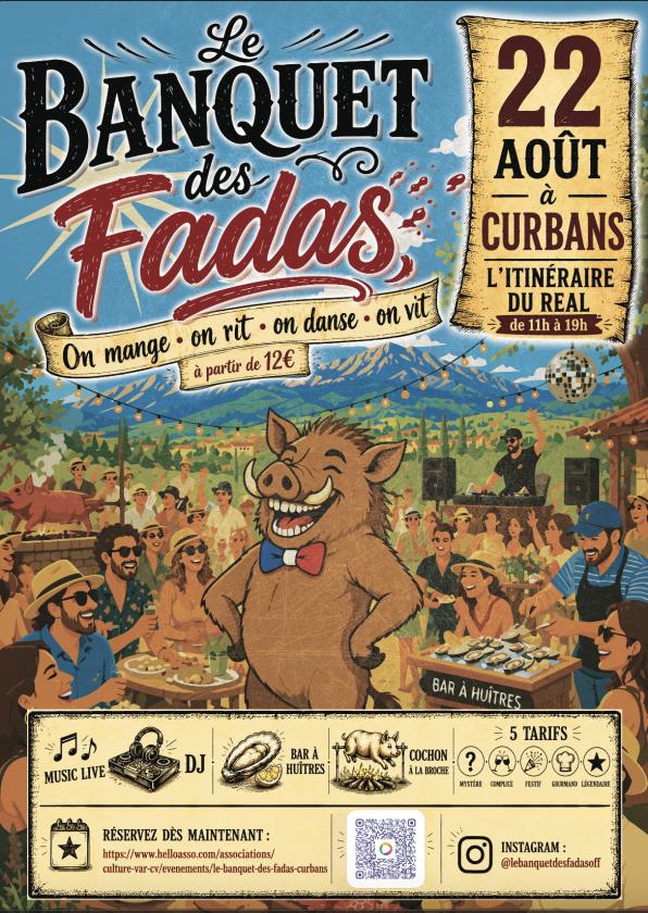 sortie à CURBANS, Hautes Alpes. LE BANQUET DES FADAS ! Sortir à CURBANS(Hautes Alpes). CURBANS.